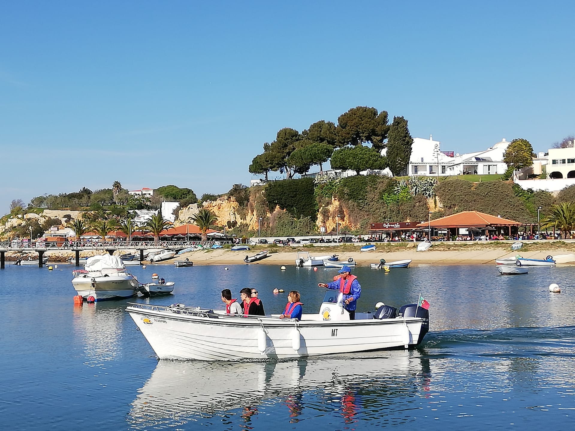 Taxi boat na costa do Algarve